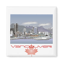Vancouver Canada Fridge Magnet