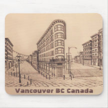 Vancouver Canada Souvenir Mousepad Gastown Gifts