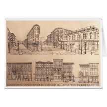 Vancouver Cards Souvenir Cards Gastown Art Cards C