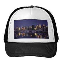 Vancouver skyline, British Columbia, Canada Trucker Hats