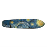 Vangogh Starry Night Skateboard Oldschool