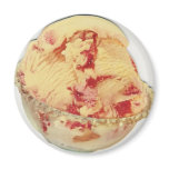 vanilla cherry bowl ice cream magnet