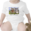 Vanilla Chinchilla Cartoon Funny Baby Onesies t-shirts