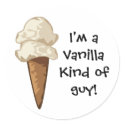 Vanilla Kind of Guy Sticker