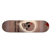 Vanitas skull skateboard #2