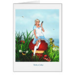 Vanity of alice greeting card