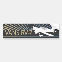 Vans RV-7 Bumper Sticker