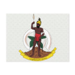 Vanuatu Coat of Arms detail postcards