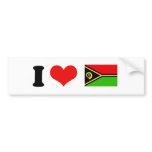 Vanuatu Flag Bumper Sticker