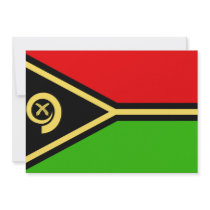 Vanuatu Flag Personalized Invite