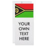 Vanuatu Flag Custom Rack Card