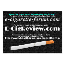 Vaping Info Chubby Card Business Card Templates