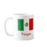 Vargas Mexican Flag mugs