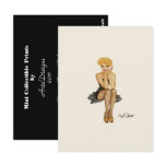 Vargas Pinup Girl - Mini Collectible Prints postcards