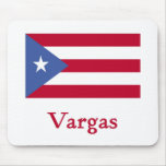 Vargas Puerto Rican Flag mousepads
