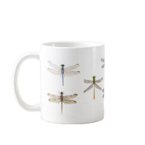 Various Dragonflies on a mug..