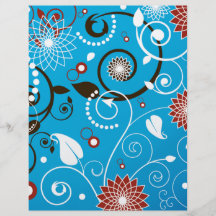 various-flowers custom flyer