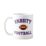VARSITY FOOTBALL PURPLE mugs