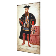 Vasco da Gama , illustration Stretched Canvas Prints