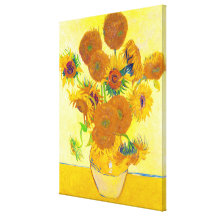 Vase of Fifteen Sunflowers, Vincent Van Gogh Canvas Prints