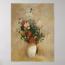 Vase of Flowers, Odilon Redon Print