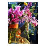 Vase of Wild Blossoms Greeting Card