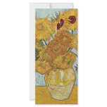 Vase With 12 Sunflowers By Vincent Van Gogh rack cards