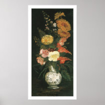 Vase with Aster and Silva by Vincent van Gogh Poster
