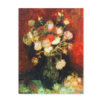 Vase with Asters and Phlox, Vincent van Gogh Postcard