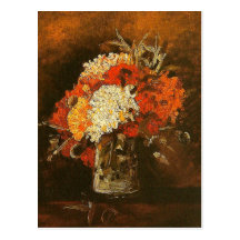 Vase with Carnations, Vincent van Gogh Postcard