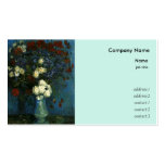 Vase with Cornflowers and Poppies, van Gogh Business Card Templates