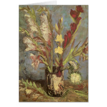 Vase with Gladioli by Vincent van Gogh