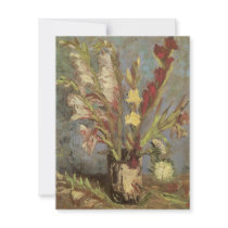 Vase with Gladioli by Vincent van Gogh