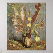 Vase with Gladioli by Vincent van Gogh