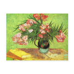 Vase with Oleanders and Books, Van Gogh postcards