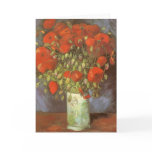 Vase with Red Poppies by Vincent van Gogh Greeting Card