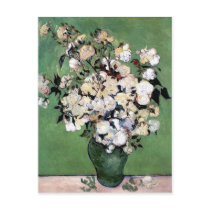 Vase with Roses, Vincent van Gogh Post Card