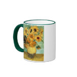 Vase with Twelve Sunflowers, Vincent van Gogh mugs