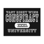 Vast Right Wing Conspiracy University Dark Post Cards