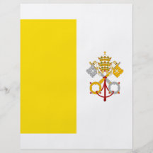 Vatican City Flag Catholic Rome Gift Custom Flyer