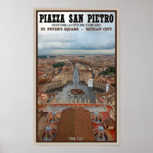 Vatican City - St Peters Square View Posters