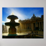 vatican fountain posters