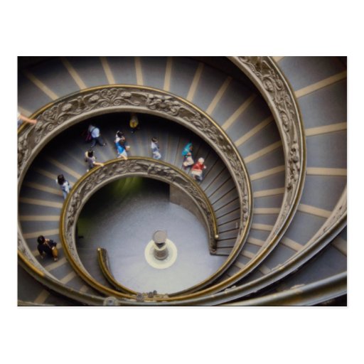 Vatican, stairway to heaven, Rome, Italy Post Cards