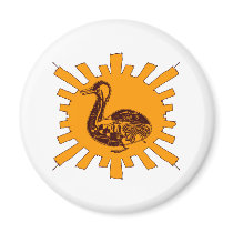 Vaucanson's Duck #3 Fridge Magnets