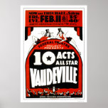 Vaudeville All Star 1938 WPA posters