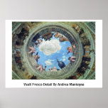 Vault Fresco Detail By Andrea Mantegna Print