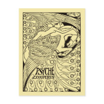 Vector Art Nouveau: Psyche Postcards