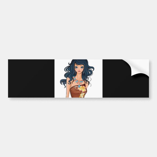 Vector_Beauties_-0005 Bumper Sticker