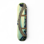 Vector Fuji through the Mannen bridge skateboards