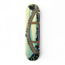 Vector Fuji through the Mannen bridge skateboards
